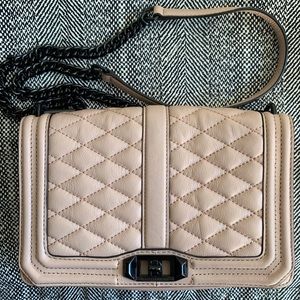 Rebecca Minkoff LOVE Quilted Leather Crossbody Bag